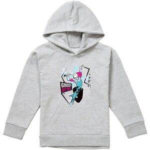 Marvel Ghost Spider Web Star Youth Kids Pull-Over Hoodie, Athletic Heather in Grey Size: 12-13 Years Grey 12-13 Years Marvel Ghost Spider Web Star Youth Kids Pull-Over Hoodie, Athletic Heather in Grey Size: 12-13 Years Grey 12-13 Years