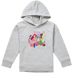 Disney Princess Ariel & Tiana Friends Are Magic Youth Kids Pull-Over Hoodie, Athletic Heather in Grey Size: 12-13 Years Grey 12-13 Years Disney Princess Ariel & Tiana Friends Are Magic Youth Kids Pull-Over Hoodie, Athletic Heather in Grey Size: 12-13 Years Grey 12-13 Years