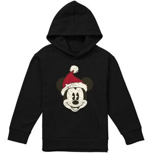 Disney Mickey Mouse Santa Face Youth Kids Pull-Over Hoodie, Black Size: 5-6 Years Black 5-6 Years Disney Mickey Mouse Santa Face Youth Kids Pull-Over Hoodie, Black Size: 5-6 Years Black 5-6 Years