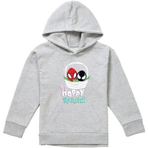 Marvel Spiderman Hoppy Spring Youth Kids Pull-Over Hoodie, Athletic Heather in Grey Size: 12-13 Years Grey 12-13 Years Marvel Spiderman Hoppy Spring Youth Kids Pull-Over Hoodie, Athletic Heather in Grey Size: 12-13 Years Grey 12-13 Years