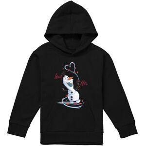 Disney Frozen Valentine'S Day Love Is In The Air With Olaf Youth Kids Pull-Over Hoodie, Black Size: 12-13 Years Black 12-13 Years Disney Frozen Valentine'S Day Love Is In The Air With Olaf Youth Kids Pull-Over Hoodie, Black Size: 12-13 Years Black 12-13 Years