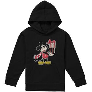 Disney Mickey Mouse Christmas Present Youth Kids Pull-Over Hoodie, Black Size: 12-13 Years Black 12-13 Years Disney Mickey Mouse Christmas Present Youth Kids Pull-Over Hoodie, Black Size: 12-13 Years Black 12-13 Years