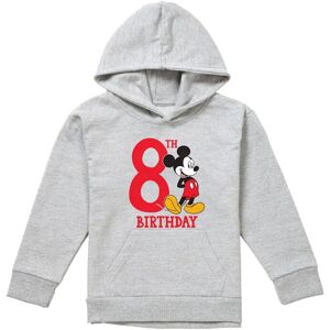 Disney Mickey Mouse 8Th Birthday Shirt Youth Kids Pull-Over Hoodie, Athletic Heather in Grey Size: 7-8 Years Grey 7-8 Years Disney Mickey Mouse 8Th Birthday Shirt Youth Kids Pull-Over Hoodie, Athletic Heather in Grey Size: 7-8 Years Grey 7-8 Years