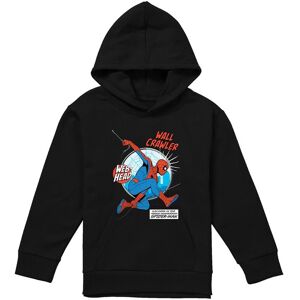 Marvel Friendly Neighborhood Spiderman Wall Crawler Comic Youth Kids Pull-Over Hoodie, Black Size: 7-8 Years Black 7-8 Years Marvel Friendly Neighborhood Spiderman Wall Crawler Comic Youth Kids Pull-Over Hoodie, Black Size: 7-8 Years Black 7-8 Years
