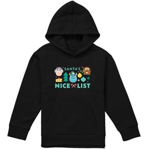 Disney Toy Story Christmas Santa'S List Buzz Lightyear, Sully, Mater Youth Kids Pull-Over Hoodie, Black Size: 5-6 Years Black 5-6 Years Disney Toy Story Christmas Santa'S List Buzz Lightyear, Sully, Mater Youth Kids Pull-Over Hoodie, Black Size: 5-6 Years Black 5-6 Years