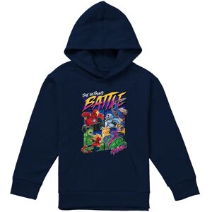 Marvel The Ultimate Battle Youth Kids Pull-Over Hoodie, Navy Size: 7-8 Years Navy 7-8 Years Marvel The Ultimate Battle Youth Kids Pull-Over Hoodie, Navy Size: 7-8 Years Navy 7-8 Years