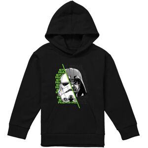 Disney Star Wars Stormtrooper & Darth Vader Helmet Split Youth Kids Pull-Over Hoodie, Black Size: 9-11 Years Black 9-11 Years Disney Star Wars Stormtrooper & Darth Vader Helmet Split Youth Kids Pull-Over Hoodie, Black Size: 9-11 Years Black 9-11 Years