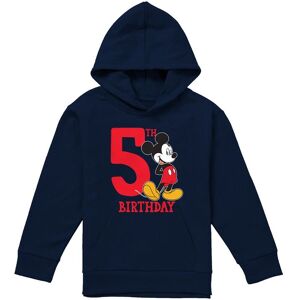 Disney Mickey Mouse 5Th Birthday Shirt Youth Kids Pull-Over Hoodie, Navy Size: 9-11 Years Navy 9-11 Years Disney Mickey Mouse 5Th Birthday Shirt Youth Kids Pull-Over Hoodie, Navy Size: 9-11 Years Navy 9-11 Years