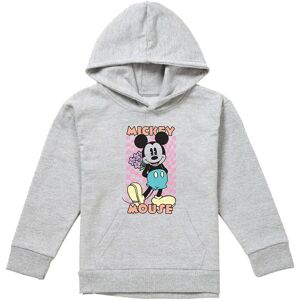 Disney Mickey Mouse Warp Check Youth Kids Pull-Over Hoodie, Athletic Heather in Grey Size: 12-13 Years Grey 12-13 Years Disney Mickey Mouse Warp Check Youth Kids Pull-Over Hoodie, Athletic Heather in Grey Size: 12-13 Years Grey 12-13 Years