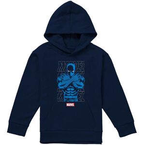 Marvel Black Panther Stripes Youth Kids Pull-Over Hoodie, Navy Size: 12-13 Years Navy 12-13 Years Marvel Black Panther Stripes Youth Kids Pull-Over Hoodie, Navy Size: 12-13 Years Navy 12-13 Years