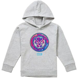 Marvel Black Panther Cyber Panther Youth Kids Pull-Over Hoodie, Athletic Heather in Grey Size: 5-6 Years Grey 5-6 Years Marvel Black Panther Cyber Panther Youth Kids Pull-Over Hoodie, Athletic Heather in Grey Size: 5-6 Years Grey 5-6 Years