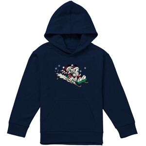 Disney Mickey Mouse & Minnie Sledding For Christmas Youth Kids Pull-Over Hoodie, Navy Size: 9-11 Years Navy 9-11 Years Disney Mickey Mouse & Minnie Sledding For Christmas Youth Kids Pull-Over Hoodie, Navy Size: 9-11 Years Navy 9-11 Years