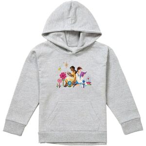 Disney Princess Tiana & Belle Love To Read Youth Kids Pull-Over Hoodie, Athletic Heather in Grey Size: 7-8 Years Grey 7-8 Years Disney Princess Tiana & Belle Love To Read Youth Kids Pull-Over Hoodie, Athletic Heather in Grey Size: 7-8 Years Grey 7-8 Years