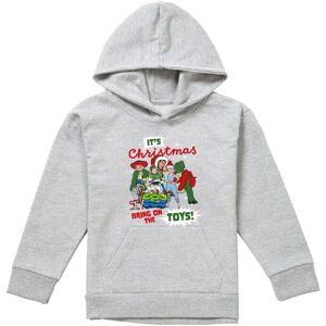 Disney Toy Story Christmas Group Youth Kids Pull-Over Hoodie, Athletic Heather in Grey Size: 7-8 Years Grey 7-8 Years Disney Toy Story Christmas Group Youth Kids Pull-Over Hoodie, Athletic Heather in Grey Size: 7-8 Years Grey 7-8 Years
