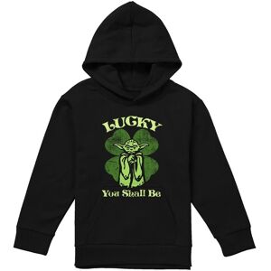 Disney Star Wars St Patrick'S Day Yoda Lucky Youth Kids Pull-Over Hoodie, Black Size: 9-11 Years Black 9-11 Years Disney Star Wars St Patrick'S Day Yoda Lucky Youth Kids Pull-Over Hoodie, Black Size: 9-11 Years Black 9-11 Years