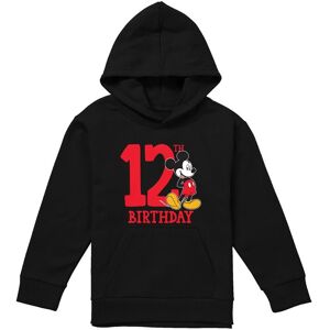 Disney Mickey Mouse 12Th Birthday Shirt Youth Kids Pull-Over Hoodie, Black Size: 5-6 Years Black 5-6 Years Disney Mickey Mouse 12Th Birthday Shirt Youth Kids Pull-Over Hoodie, Black Size: 5-6 Years Black 5-6 Years