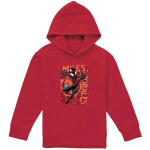 Marvel Spider Man Spray Miles Morales Youth Kids Pull-Over Hoodie, Red Size: 7-8 Years Red 7-8 Years Marvel Spider Man Spray Miles Morales Youth Kids Pull-Over Hoodie, Red Size: 7-8 Years Red 7-8 Years