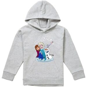 Disney Frozen Elsa Anna Olaf Let It Snow Youth Kids Pull-Over Hoodie, Athletic Heather in Grey Size: 9-11 Years Grey 9-11 Years Disney Frozen Elsa Anna Olaf Let It Snow Youth Kids Pull-Over Hoodie, Athletic Heather in Grey Size: 9-11 Years Grey 9-11 Years