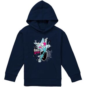 Marvel Ghost Spider Web Star Youth Kids Pull-Over Hoodie, Navy Size: 9-11 Years Navy 9-11 Years Marvel Ghost Spider Web Star Youth Kids Pull-Over Hoodie, Navy Size: 9-11 Years Navy 9-11 Years