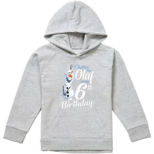 Disney Frozen Chillin Like Olaf 6Th Birthday Youth Kids Pull-Over Hoodie, Athletic Heather in Grey Size: 12-13 Years Grey 12-13 Years Disney Frozen Chillin Like Olaf 6Th Birthday Youth Kids Pull-Over Hoodie, Athletic Heather in Grey Size: 12-13 Years Grey 12-13 Years