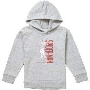 Marvel Spiderman Hero Stance Youth Kids Pull-Over Hoodie, Athletic Heather in Grey Size: 12-13 Years Grey 12-13 Years Marvel Spiderman Hero Stance Youth Kids Pull-Over Hoodie, Athletic Heather in Grey Size: 12-13 Years Grey 12-13 Years
