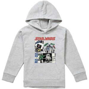 Disney Star Wars Beep Boop R2D2 Youth Kids Pull-Over Hoodie, Athletic Heather in Grey Size: 5-6 Years Grey 5-6 Years Disney Star Wars Beep Boop R2D2 Youth Kids Pull-Over Hoodie, Athletic Heather in Grey Size: 5-6 Years Grey 5-6 Years