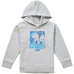 Disney Star Wars Papercut R2D2 Youth Kids Pull-Over Hoodie, Athletic Heather in Grey Size: 5-6 Years Grey 5-6 Years Disney Star Wars Papercut R2D2 Youth Kids Pull-Over Hoodie, Athletic Heather in Grey Size: 5-6 Years Grey 5-6 Years