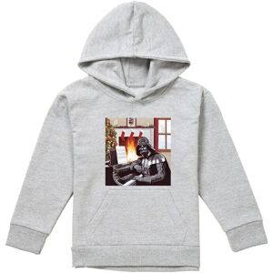 Disney Star Wars Darth Vader Christmas Carols Youth Kids Pull-Over Hoodie, Athletic Heather in Grey Size: 7-8 Years Grey 7-8 Years Disney Star Wars Darth Vader Christmas Carols Youth Kids Pull-Over Hoodie, Athletic Heather in Grey Size: 7-8 Years Grey 7-8 Years
