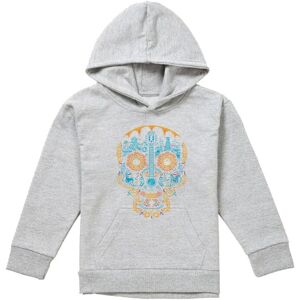 Disney Coco Colorful Day Of The Dead Skull With Miguel & Dante Youth Kids Pull-Over Hoodie, Athletic Heather in Grey Size: 5-6 Years Grey 5-6 Years Disney Coco Colorful Day Of The Dead Skull With Miguel & Dante Youth Kids Pull-Over Hoodie, Athletic Heather in Grey Size: 5-6 Years Grey 5-6 Years