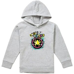 Marvel Ghost Spider Punk Logo Youth Kids Pull-Over Hoodie, Athletic Heather in Grey Size: 7-8 Years Grey 7-8 Years Marvel Ghost Spider Punk Logo Youth Kids Pull-Over Hoodie, Athletic Heather in Grey Size: 7-8 Years Grey 7-8 Years