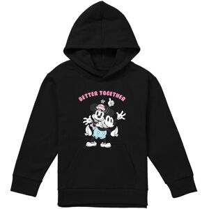 Disney Mickey Minnie Mouse Better Together Youth Kids Pull-Over Hoodie, Black Size: 7-8 Years Black 7-8 Years Disney Mickey Minnie Mouse Better Together Youth Kids Pull-Over Hoodie, Black Size: 7-8 Years Black 7-8 Years