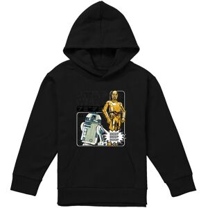 Disney Star Wars R2D2 & C3Po Manga Droids Youth Kids Pull-Over Hoodie, Black Size: 9-11 Years Black 9-11 Years Disney Star Wars R2D2 & C3Po Manga Droids Youth Kids Pull-Over Hoodie, Black Size: 9-11 Years Black 9-11 Years