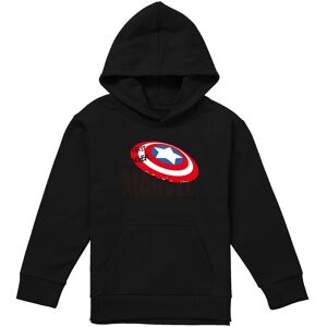 Marvel Captain America First Avenger Youth Kids Pull-Over Hoodie, Black Size: 9-11 Years Black 9-11 Years Marvel Captain America First Avenger Youth Kids Pull-Over Hoodie, Black Size: 9-11 Years Black 9-11 Years
