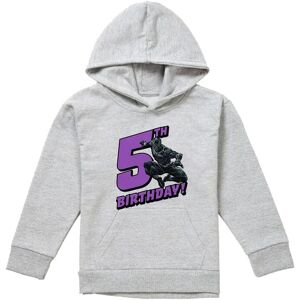 Marvel Black Panther Birthday 5 Youth Kids Pull-Over Hoodie, Athletic Heather in Grey Size: 5-6 Years Grey 5-6 Years Marvel Black Panther Birthday 5 Youth Kids Pull-Over Hoodie, Athletic Heather in Grey Size: 5-6 Years Grey 5-6 Years