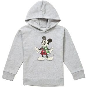 Disney Mickey Mouse Retro Christmas Scarf Youth Kids Pull-Over Hoodie, Athletic Heather in Grey Size: 5-6 Years Grey 5-6 Years Disney Mickey Mouse Retro Christmas Scarf Youth Kids Pull-Over Hoodie, Athletic Heather in Grey Size: 5-6 Years Grey 5-6 Years