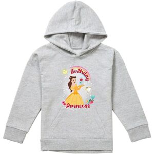 Disney Beauty & The Beast Birthday Princess With Belle & Chip Youth Kids Pull-Over Hoodie, Athletic Heather in Grey Size: 5-6 Years Grey 5-6 Years Disney Beauty & The Beast Birthday Princess With Belle & Chip Youth Kids Pull-Over Hoodie, Athletic Heather in Grey Size: 5-6 Years Grey 5-6 Years