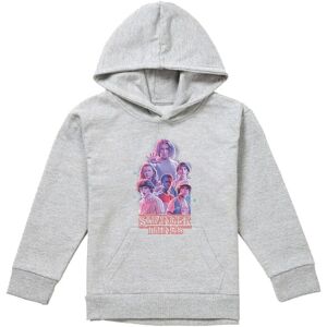 Netflix Stranger Things Pink Glow Group Youth Kids Pull-Over Hoodie, Athletic Heather in Grey Size: 12-13 Years Grey 12-13 Years Netflix Stranger Things Pink Glow Group Youth Kids Pull-Over Hoodie, Athletic Heather in Grey Size: 12-13 Years Grey 12-13 Years