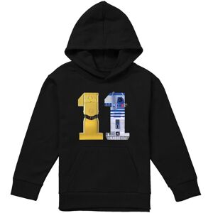 Disney Star Wars C3Po R2D2 11 Youth Kids Pull-Over Hoodie, Black Size: 9-11 Years Black 9-11 Years Disney Star Wars C3Po R2D2 11 Youth Kids Pull-Over Hoodie, Black Size: 9-11 Years Black 9-11 Years
