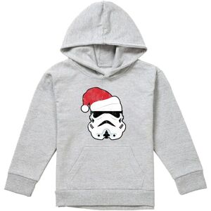 Disney Star Wars Christmas Storm Trooper Santa Youth Kids Pull-Over Hoodie, Athletic Heather in Grey Size: 9-11 Years Grey 9-11 Years Disney Star Wars Christmas Storm Trooper Santa Youth Kids Pull-Over Hoodie, Athletic Heather in Grey Size: 9-11 Years Grey 9-11 Years