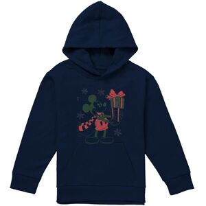 Disney Mickey Mouse Christmas Presents Youth Kids Pull-Over Hoodie, Navy Size: 7-8 Years Navy 7-8 Years Disney Mickey Mouse Christmas Presents Youth Kids Pull-Over Hoodie, Navy Size: 7-8 Years Navy 7-8 Years