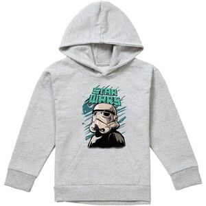 Disney Star Wars Trooper Street Glare Youth Kids Pull-Over Hoodie, Athletic Heather in Grey Size: 12-13 Years Grey 12-13 Years Disney Star Wars Trooper Street Glare Youth Kids Pull-Over Hoodie, Athletic Heather in Grey Size: 12-13 Years Grey 12-13 Years