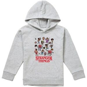 Netflix Stranger Things Cartoon Characters Youth Kids Pull-Over Hoodie, Athletic Heather in Grey Size: 12-13 Years Grey 12-13 Years Netflix Stranger Things Cartoon Characters Youth Kids Pull-Over Hoodie, Athletic Heather in Grey Size: 12-13 Years Grey 12-13 Years