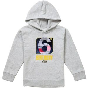 Disney Star Wars Xwing 6Th Birthday Space Youth Kids Pull-Over Hoodie, Athletic Heather in Grey Size: 9-11 Years Grey 9-11 Years Disney Star Wars Xwing 6Th Birthday Space Youth Kids Pull-Over Hoodie, Athletic Heather in Grey Size: 9-11 Years Grey 9-11 Years
