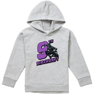 Marvel Black Panther Birthday 9 Youth Kids Pull-Over Hoodie, Athletic Heather in Grey Size: 5-6 Years Grey 5-6 Years Marvel Black Panther Birthday 9 Youth Kids Pull-Over Hoodie, Athletic Heather in Grey Size: 5-6 Years Grey 5-6 Years