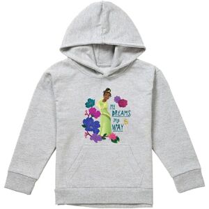 Disney The Princess & The Frog Tiana My Dreams, My Way Youth Kids Pull-Over Hoodie, Athletic Heather in Grey Size: 12-13 Years Grey 12-13 Years Disney The Princess & The Frog Tiana My Dreams, My Way Youth Kids Pull-Over Hoodie, Athletic Heather in Grey Size: 12-13 Years Grey 12-13 Years