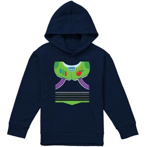 Disney Toy Story Buzz Lightyear Costume Youth Kids Pull-Over Hoodie, Navy Size: 5-6 Years Navy 5-6 Years Disney Toy Story Buzz Lightyear Costume Youth Kids Pull-Over Hoodie, Navy Size: 5-6 Years Navy 5-6 Years