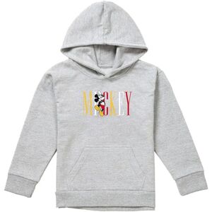 Disney Mickey Mouse Multicolor Name Youth Kids Pull-Over Hoodie, Athletic Heather in Grey Size: 9-11 Years Grey 9-11 Years Disney Mickey Mouse Multicolor Name Youth Kids Pull-Over Hoodie, Athletic Heather in Grey Size: 9-11 Years Grey 9-11 Years