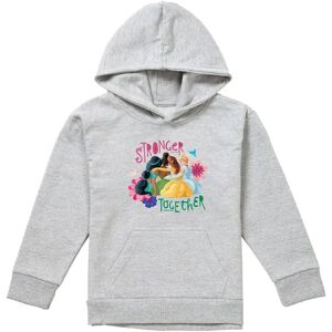 Disney Princess Stronger Together With Jasmine, Tiana, Belle Youth Kids Pull-Over Hoodie, Athletic Heather in Grey Size: 7-8 Years Grey 7-8 Years Disney Princess Stronger Together With Jasmine, Tiana, Belle Youth Kids Pull-Over Hoodie, Athletic Heather in Grey Size: 7-8 Years Grey 7-8 Years
