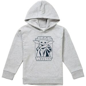 Disney Star Wars Mandalorian The Child Force Youth Kids Pull-Over Hoodie, Athletic Heather in Grey Size: 5-6 Years Grey 5-6 Years Disney Star Wars Mandalorian The Child Force Youth Kids Pull-Over Hoodie, Athletic Heather in Grey Size: 5-6 Years Grey 5-6 Years