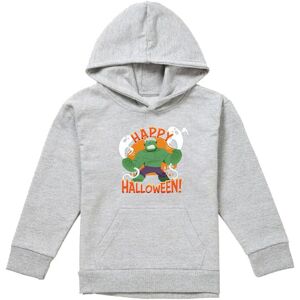 Marvel Hulk Happy Halloween Youth Kids Pull-Over Hoodie, Athletic Heather in Grey Size: 12-13 Years Grey 12-13 Years Marvel Hulk Happy Halloween Youth Kids Pull-Over Hoodie, Athletic Heather in Grey Size: 12-13 Years Grey 12-13 Years